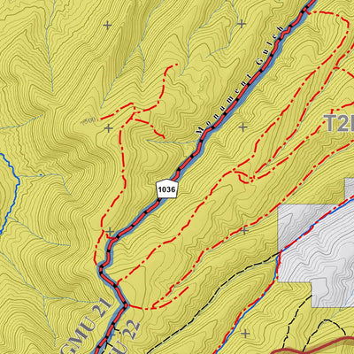 Colorado GMU 10 Topographic Hunting Map Preview 3