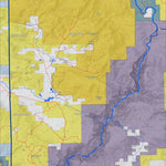 Colorado GMU 1 Topographic Hunting Map Preview 1