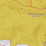Colorado GMU 1 Topographic Hunting Map Preview 2