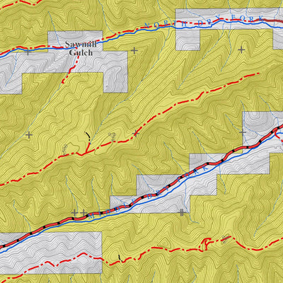 Colorado GMU 31 Topographic Hunting Map Preview 3