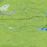 Colorado GMU 14 Topographic Hunting Map Preview 2