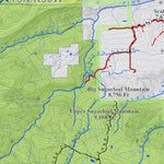 Colorado GMU 12 Topographic Hunting Map Preview 2