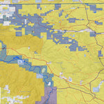 Colorado GMU 201 Topographic Hunting Map Preview 1