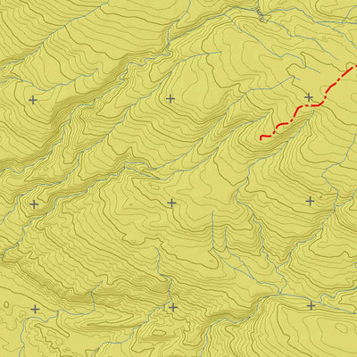 Colorado GMU 201 Topographic Hunting Map Preview 2
