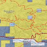 Colorado GMU 201 Topographic Hunting Map Preview 3