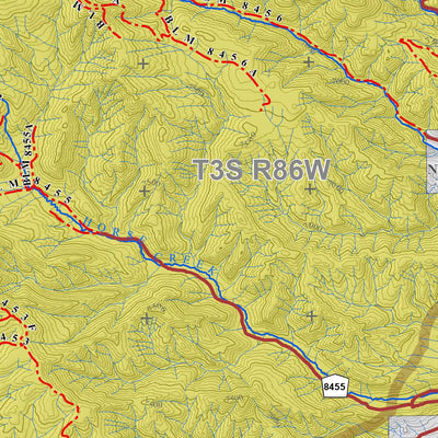 Colorado GMU 25 Topographic Hunting Map Preview 3