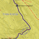 Colorado GMU 2 Topographic Hunting Map Preview 3