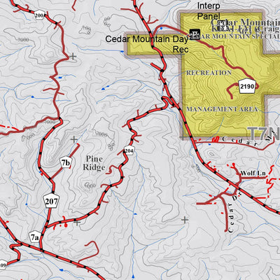 Colorado GMU 301 Topographic Hunting Map Preview 3