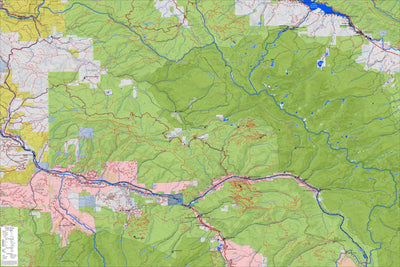 Colorado GMU 36 Topographic Hunting Map Preview 1