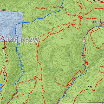 Colorado GMU 36 Topographic Hunting Map Preview 3