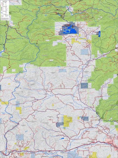 Colorado GMU 214 Topographic Hunting Map Preview 1