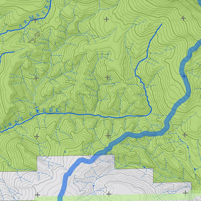 Colorado GMU 214 Topographic Hunting Map Preview 3