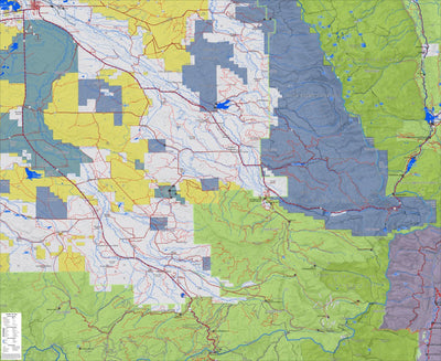 Colorado GMU 171 Topographic Hunting Map Preview 1