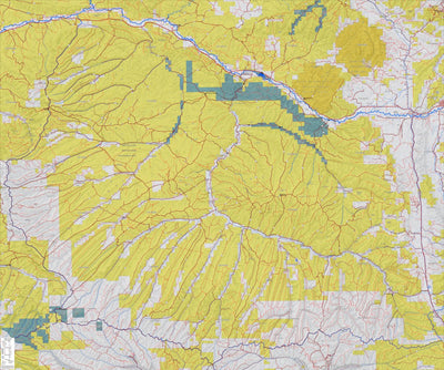 Colorado GMU 22 Topographic Hunting Map Preview 1