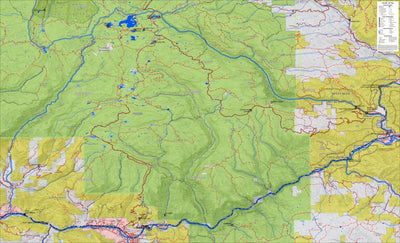 Colorado GMU 34 Topographic Hunting Map Preview 1