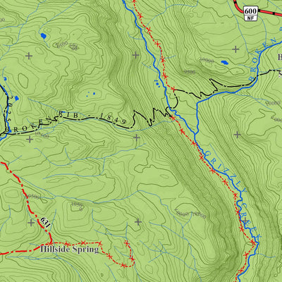 Colorado GMU 34 Topographic Hunting Map Preview 2