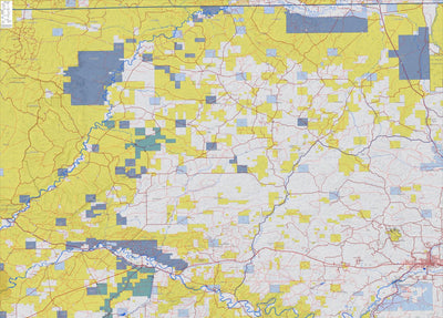 Colorado GMU 3 Topographic Hunting Map Preview 1