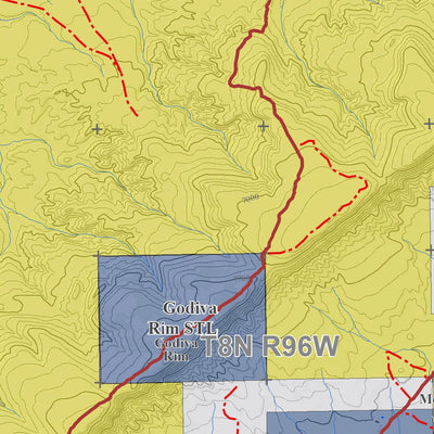 Colorado GMU 3 Topographic Hunting Map Preview 3