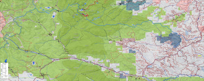 Colorado GMU 46 Topographic Hunting Map Preview 1