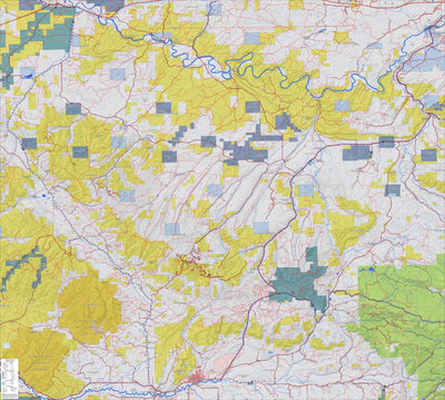 Colorado GMU 211 Topographic Hunting Map Preview 1