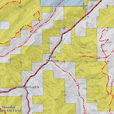 Colorado GMU 211 Topographic Hunting Map Preview 3