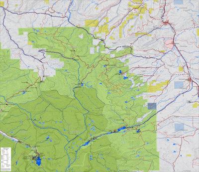 Colorado GMU 231 Topographic Hunting Map Preview 1