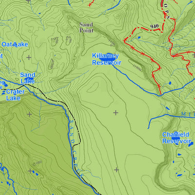 Colorado GMU 231 Topographic Hunting Map Preview 2