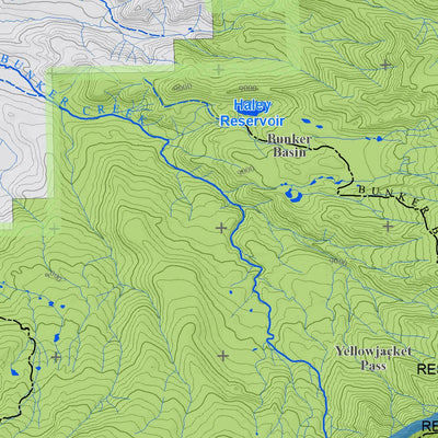 Colorado GMU 231 Topographic Hunting Map Preview 3