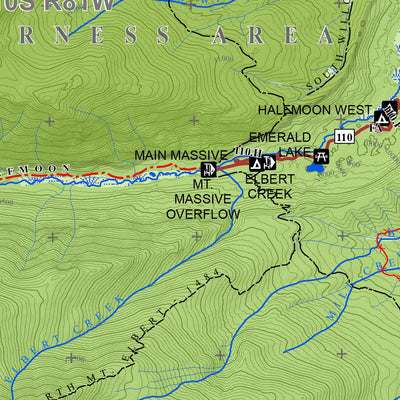 Colorado GMU 48 Topographic Hunting Map Preview 2