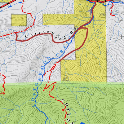 Colorado GMU 361 Topographic Hunting Map Preview 2