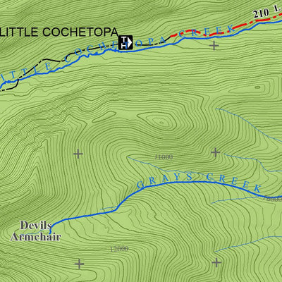 Colorado GMU 561 Topographic Hunting Map Preview 2