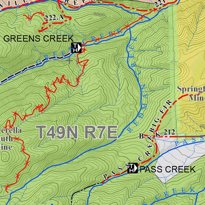 Colorado GMU 561 Topographic Hunting Map Preview 3