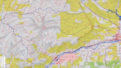 Colorado GMU 32 Topographic Hunting Map Preview 1