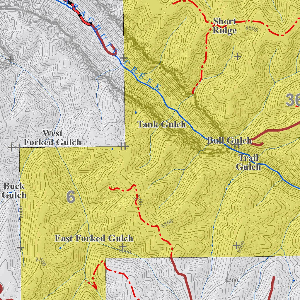 Colorado GMU 32 Topographic Hunting Map by DIY Hunting Maps | Avenza Maps