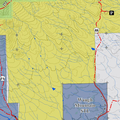 Colorado GMU 58 Topographic Hunting Map Preview 2