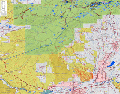 Colorado GMU 411 Topographic Hunting Map Preview 1