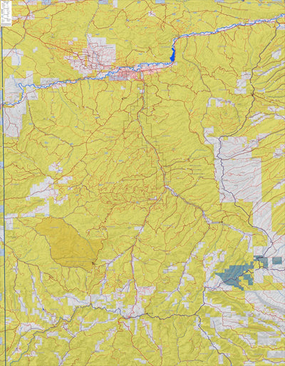 Colorado GMU 21 Topographic Hunting Map Preview 1