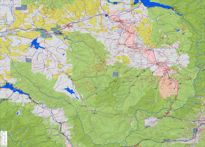 Colorado GMU 28 Topographic Hunting Map Preview 1