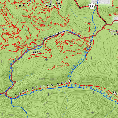 Colorado GMU 28 Topographic Hunting Map Preview 2