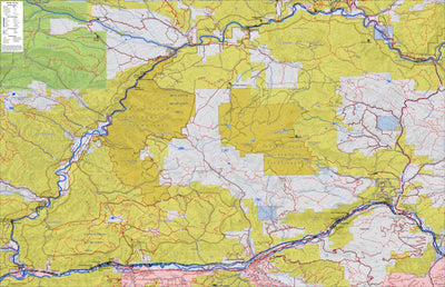 Colorado GMU 35 Topographic Hunting Map Preview 1