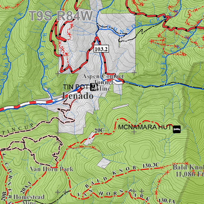 Colorado GMU 47 Topographic Hunting Map Preview 2