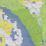 Colorado GMU 7 Topographic Hunting Map Preview 1