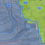 Colorado GMU 7 Topographic Hunting Map Preview 3