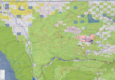 Colorado GMU 8 Topographic Hunting Map Preview 1