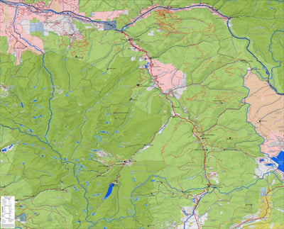 Colorado GMU 45 Topographic Hunting Map Preview 1