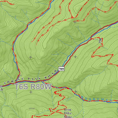 Colorado GMU 45 Topographic Hunting Map Preview 3