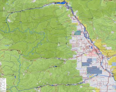 Colorado GMU 481 Topographic Hunting Map Preview 1