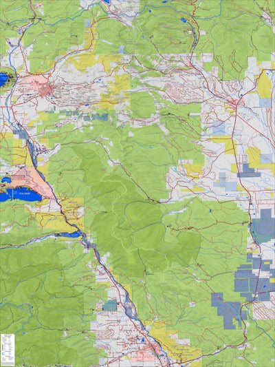 Colorado GMU 49 Topographic Hunting Map Preview 1