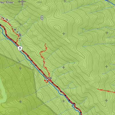 Colorado GMU 49 Topographic Hunting Map Preview 2