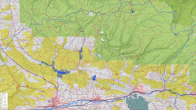 Colorado GMU 33 Topographic Hunting Map Preview 1